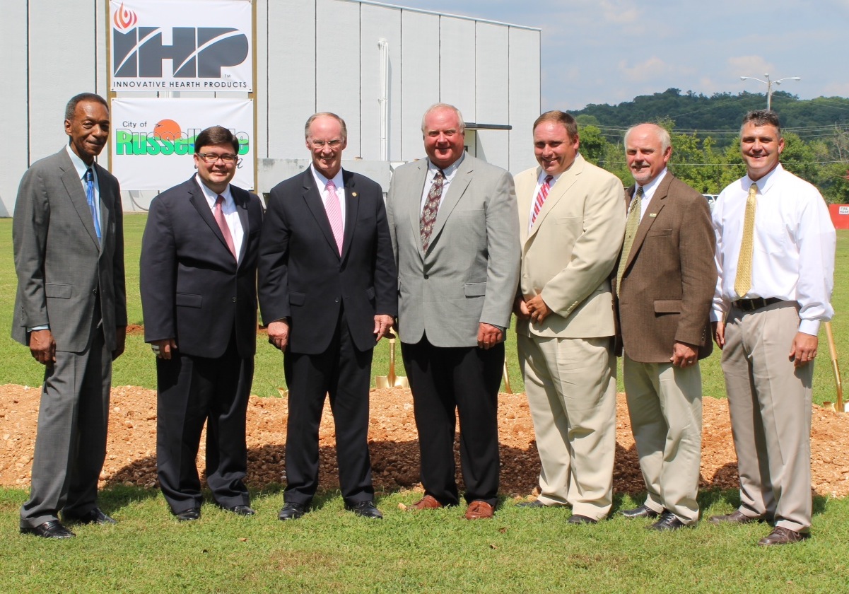 Groundbreaking August 2013 at IHP on Lawrence Street with Governor Bentley